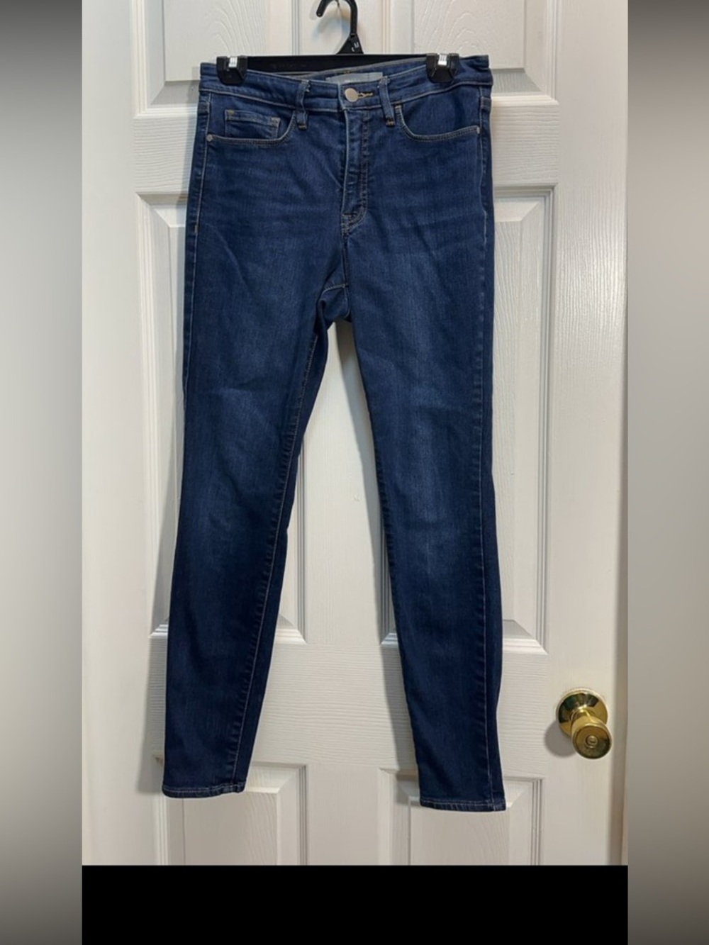 Athleta Dark Denim Stretch Skinny Jeans